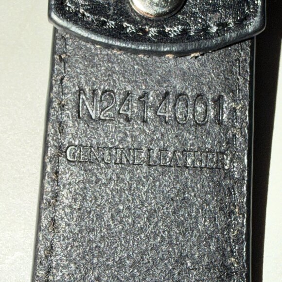 NWOT Nocona Tribal Beaded Black Tooled Leather Removable Buckle Belt Size 38 main image 4